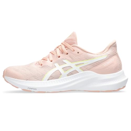 ASICS Kid's GT-2000 12 Grade School Running Shoes, 6.5, Breeze/White