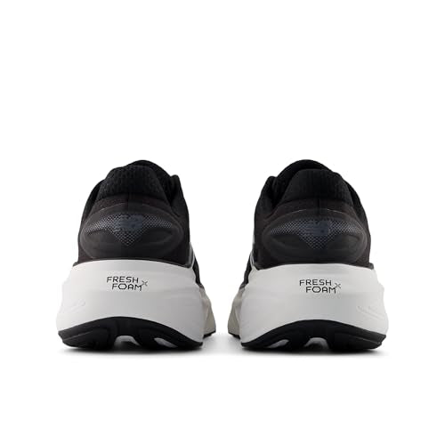 New Balance Women's Fresh Foam X More V6 Running Shoe, Black/Grey Matter/Castlerock, 8.5 M