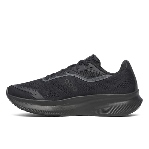 Saucony Men's Cohesion 18 Sneaker, Black/Black/Black, 7