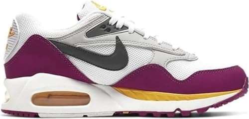 Nike Women's Air Max Correlate Shoes, White/Dark Grey-University Gold-Rave Pink, Size 7