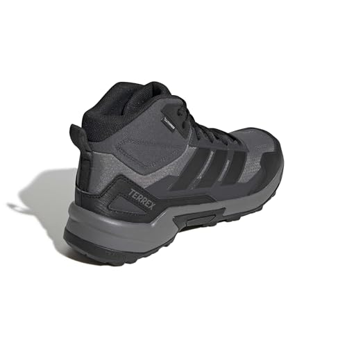 adidas Men's Terrex Eastrail 3 Mid Clima Hiking Shoe, Grey/Black/Carbon, 10.5