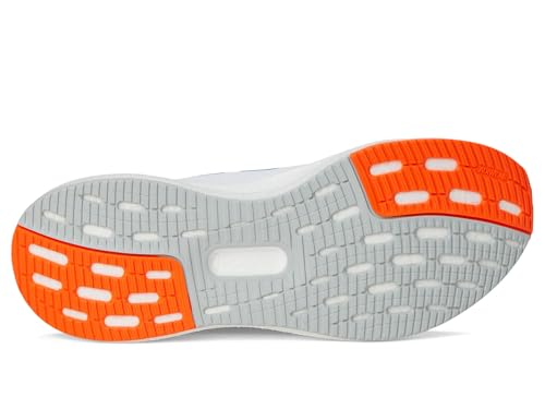 Adidas Men's Pureboost 5 Running, White/Preloved Ink/Impact Orange, 8