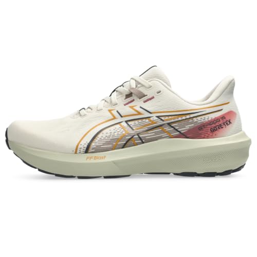 ASICS Men's GT-1000 15 GTX Running Shoes, 10.5, Oatmeal/Khaki