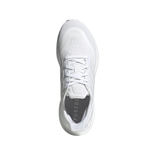 Adidas Men's Pureboost 5 Running, White/White/White, 8.5