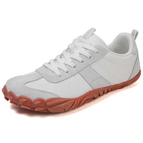 UBFEN Womens Barefoot Shoes Mens Wide Toe Box Zero Drop Minimalist Sneakers