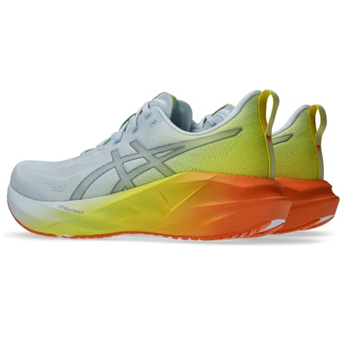 ASICS Men's NOVABLAST 5 Running Shoes, 12, Sky/Lemon Spark