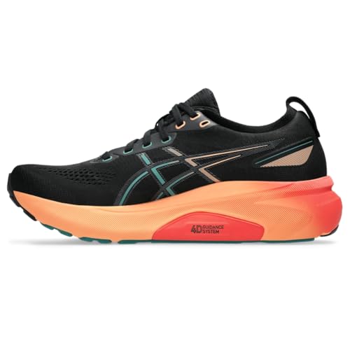 ASICS Men's Gel-Kayano 31 Running Shoes, 10.5, Black/Rainy Lake