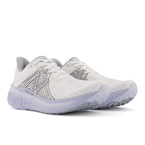 New Balance Women's Fresh Foam X Vongo V5 Running Shoe, White/Silver Mink/Libra, 5 Wide US