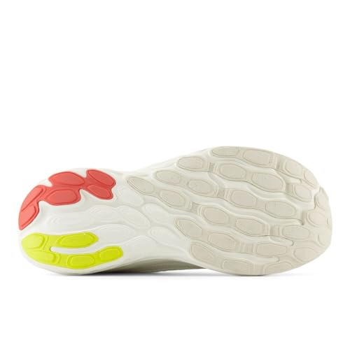 New Balance Women's Fresh Foam X 1080 V13 Running Shoe, Sea Salt/Coastal Blue/Gulf Red, 13 M - alternate view 6