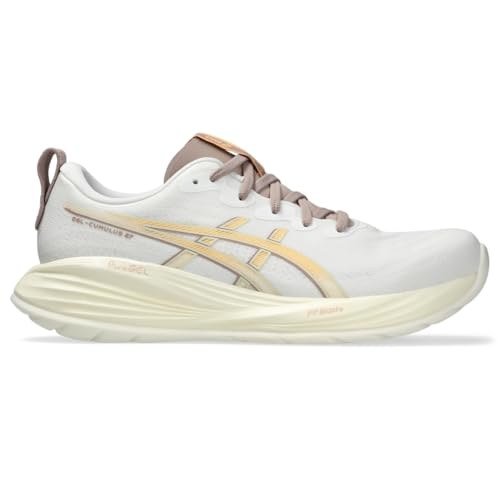 ASICS Men's Gel-Cumulus 27 Running Shoe, 14, White/Fawn