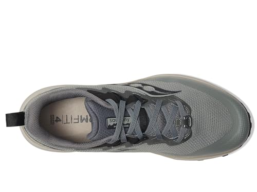 Saucony Men's Peregrine 14 Sneaker, Bough/Shadow, 8.5