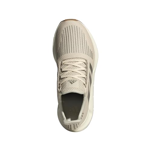Adidas Women's Swift Run 1.0, Wonder White/Cyber Metallic/Off White, 8