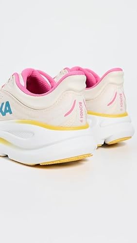 HOKA Womens Bondi 9 (Alabaster/Birch, US Footwear Size System, Adult, Women, Numeric, Medium, 4.5)