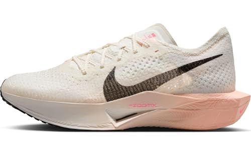 Nike Women's Vaporfly 3 Competition Running Shoes, Sail Black Crimson Tint Guava Ice, 8.5