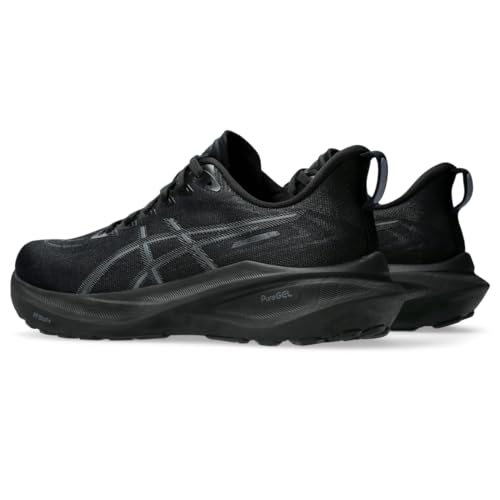 ASICS Women's GT-2000 13 D Running Shoes, 8, Black/Black