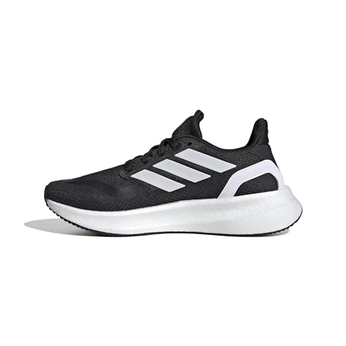 Adidas Unisex-Kids Pureboost Light, Black/White/Black, 4