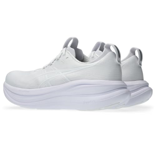 ASICS Women's Gel-Nimbus 28 Running Shoes, 8, White/White