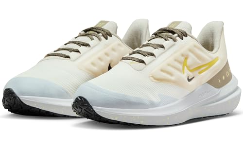 Nike Air Winflo Shield Womens Running Trainers DM1104 Sneakers Shoes (UK 7 US 9.5 EU 41, Pale Ivory high Voltage 100)