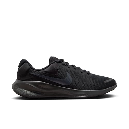Nike Revolution 7 Running Shoes Men, Black/White, 12