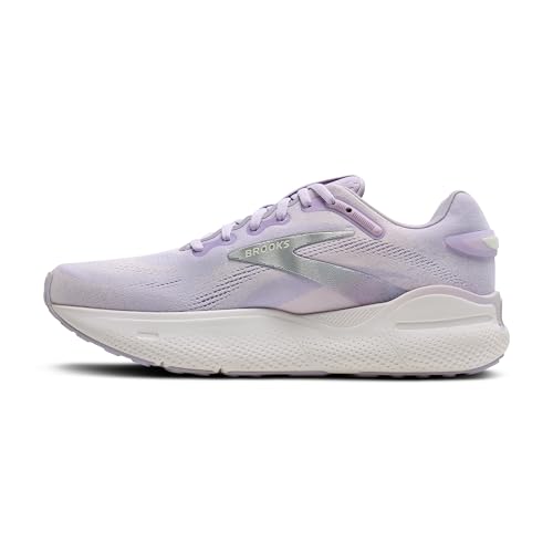 Brooks Women's Defyance Max Neutral Running & Walking Shoe - Lavender/Silver/White - 8 Medium