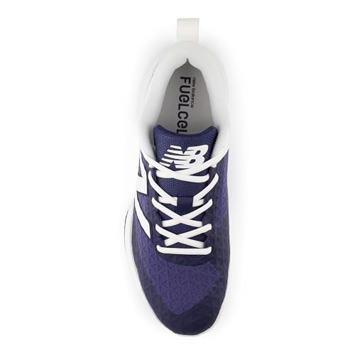 New Balance Men's FuelCell 4040 V8 Turf-Trainer Baseball Shoe, Team Navy/White, 10 M