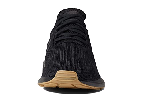adidas Originals Men's Swift Run Shoe, Black/Black/Gum, 13