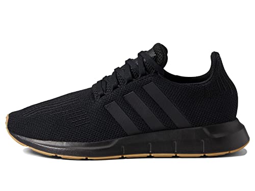 adidas Originals Men's Swift Run Shoe, Black/Black/Gum, 13