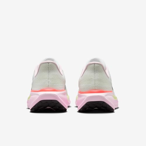 Nike Pegasus 41 Women's Road Running Shoes (IB4377-100, White/Pink Foam/Bright Crimson/Black) Size 7.5