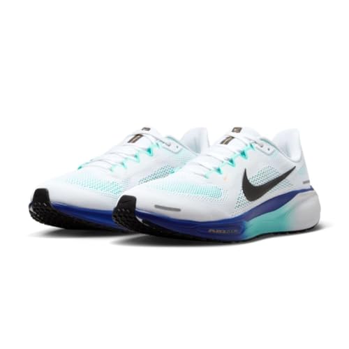 Nike Mens Air Zoom Pegasus 41 AIR Zoom Pegasus 41, WHITE/BLACK-HYPER TURQ-CONCORD, 8 UK (9 US)