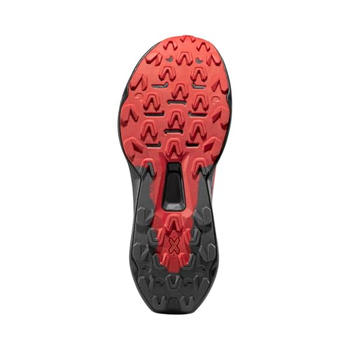 La Sportiva Mens Prodigio 2 Running Shoe, Onyx/Mountain Red, 15