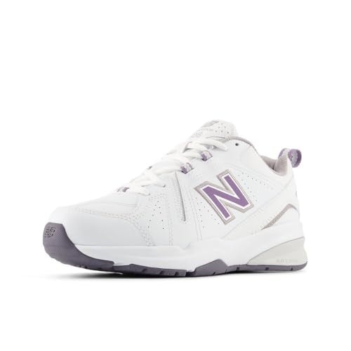 New Balance Women's WX608V5 Cross Trainer, Nb 102 White/Candied Violet, 8