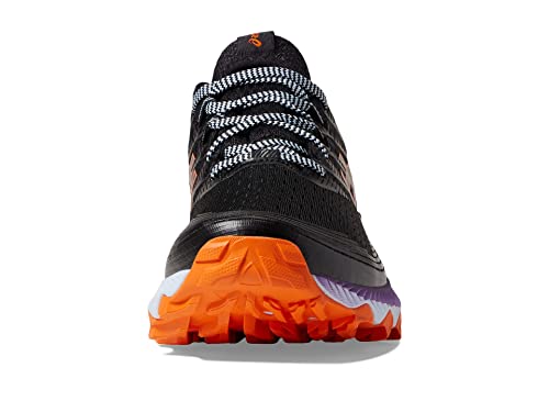 ASICS Women's Gel-Trabuco 10 Running Shoes, 10.5, Black/NOVA Orange