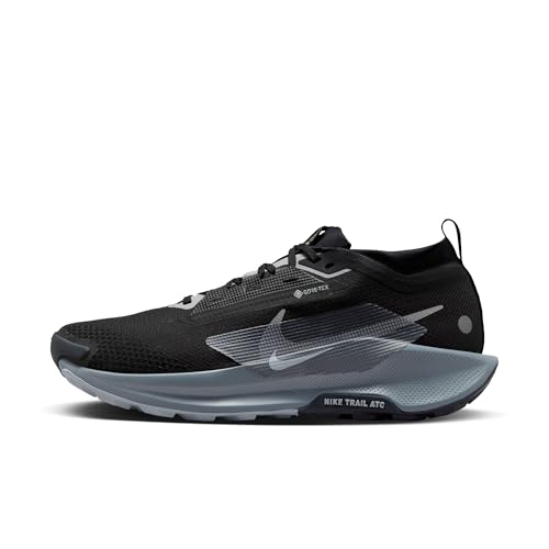 Nike Mens Pegasus Trail 5 Gore-TEX Black/Wolf Grey/Cool Grey/Anthracite 7.5 Medium