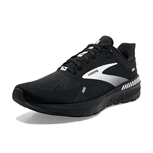 Brooks Men’s Launch GTS 9 Supportive Running Shoe - Black/White - 8.5