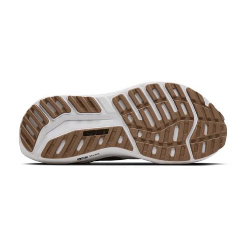 Brooks Men’s Anthem 8 Neutral Running Shoe - White/Black/Tan - 9.5 Medium - alternate view 6