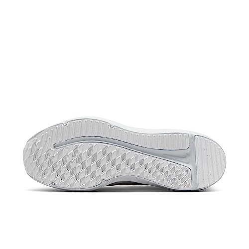 Nike Men's Downshifter 12 Trainers, White Metallic Silver Pure Platinum, 43 EU