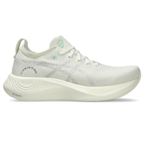 ASICS Unisex Nimbus Mirai Running Shoe, 10M / 11.5W, White/White