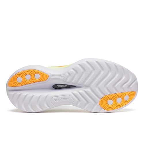 Saucony Women's Endorphin Trainer Sneaker, White/Black, 9