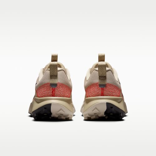 Nike Wildhorse 10 Men's Trail Running Shoes (Linen/Light Crimson/Pure Platinum/Tough Red) Size 9.5 - alternate view 6