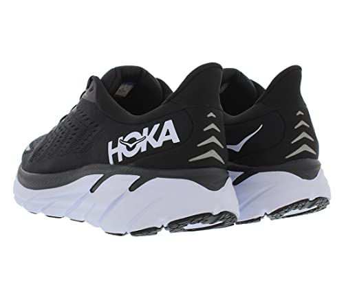 HOKA ONE ONE Clifton 8 Mens Shoes Size 10.5, Color: Black/White