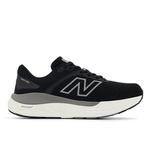 New Balanace Men's Fresh Foam X 1540 V4 Running Shoe, Black/Harbor Gray, 12 XX-Wide