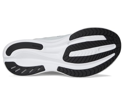 Saucony Men's Cohesion 18 Sneaker, Cloud/Black, 9.5 Wide
