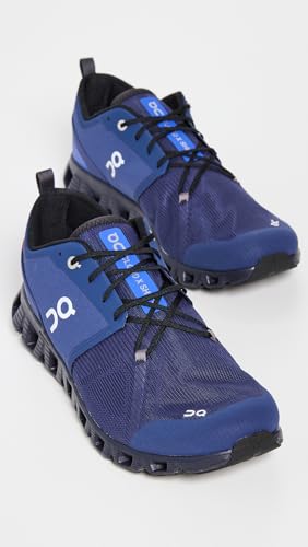 On Men's Cloud X 3 Shift Sneakers, Denim/Eclipse, Blue, 7.5 Medium US