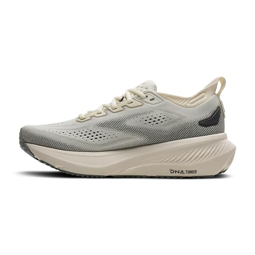 Brooks Men’s Glycerin 23 Neutral Running Shoe - Coconut/Bleached Sand/Grey - 15 Medium