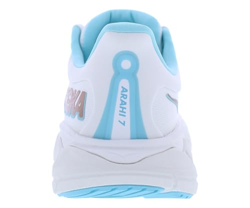HOKA Arahi 7 Womens Shoes Size 7, Color: Frost/Rose Gold