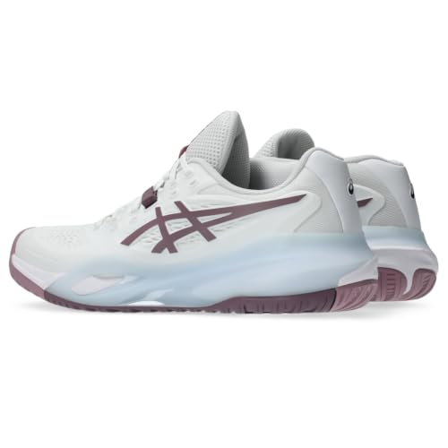 ASICS Women's Gel-Resolution X Tennis Shoes, 7, White/Dusty Mauve