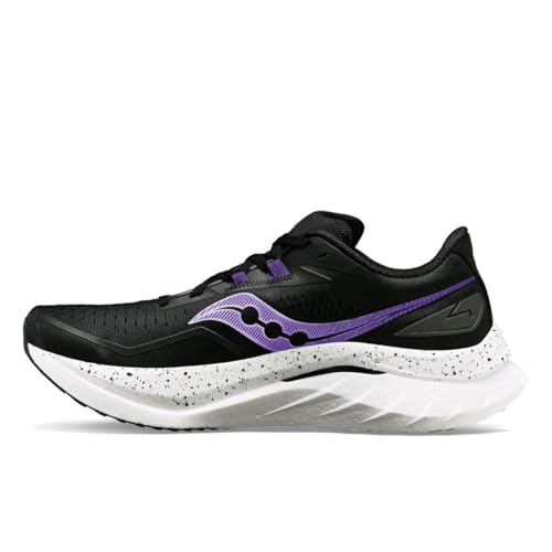 Saucony Women's Endorphin Speed 4 Sneaker, Black, 7.5