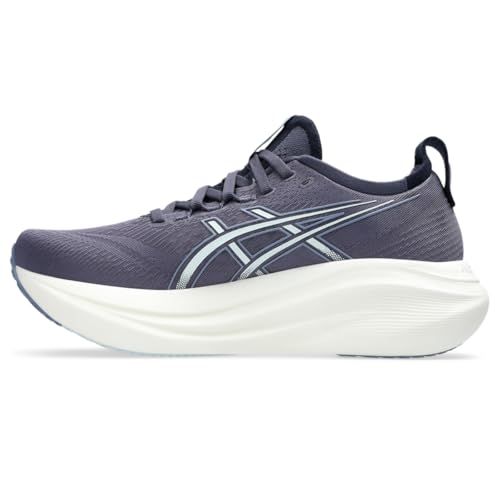 ASICS Women's Gel-Nimbus 27 Running Shoe, 10, Indigo Fog/Cool Grey