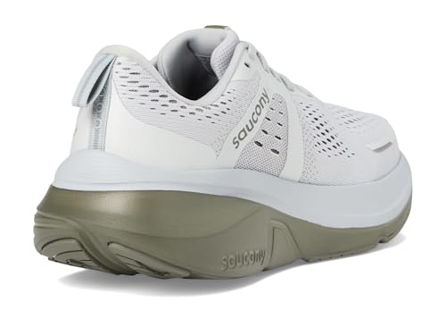 Saucony Men's Guide 18 Sneaker, Cloud/Olive, 13