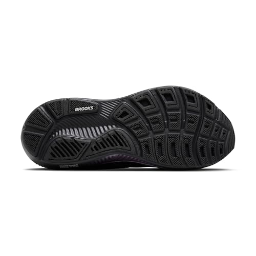 Brooks Women’s Ghost 18 Neutral Running & Walking Shoe - Ebony/Folkstone/Metallic - 6 Wide